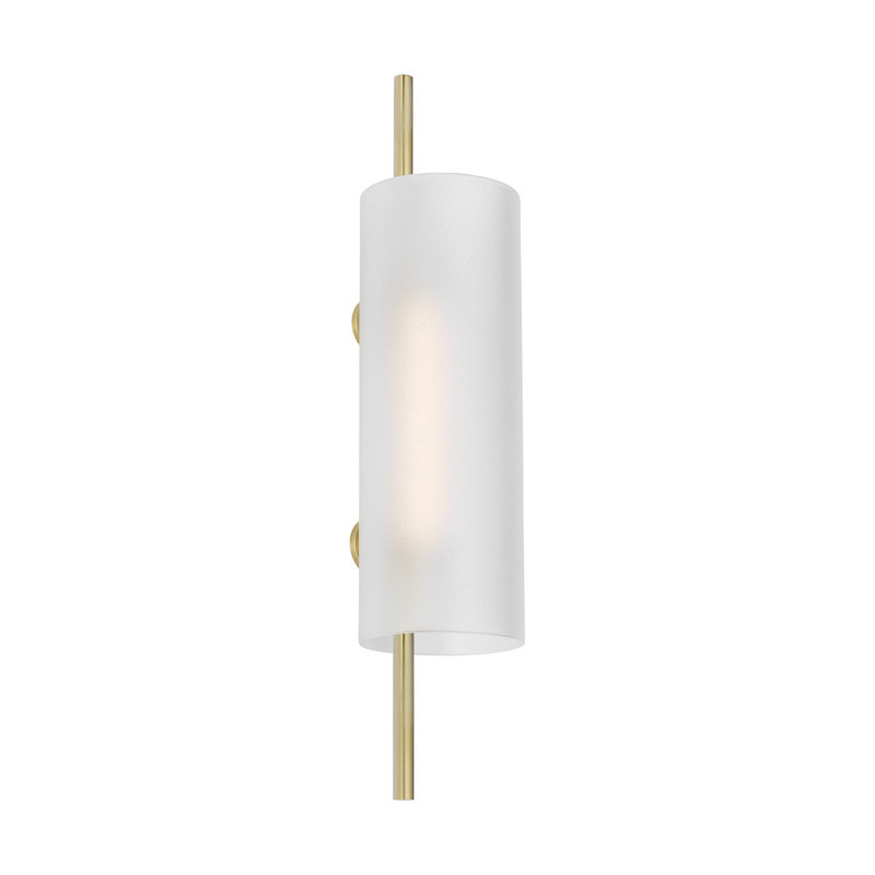 Trace 1 - Light LED Armed Sconce, Hand-Rubbed Antique Brass