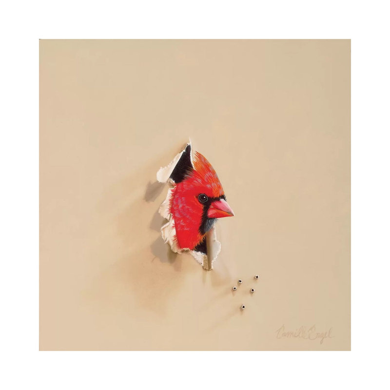 Can You Hear Me Now? by Camille Engel - Wrapped Canvas Gallery-Wrapped Canvas Giclée, 45.72 cm H x 45.72 cm W