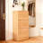 Solid Oak Bedside Table Storage Cabinet