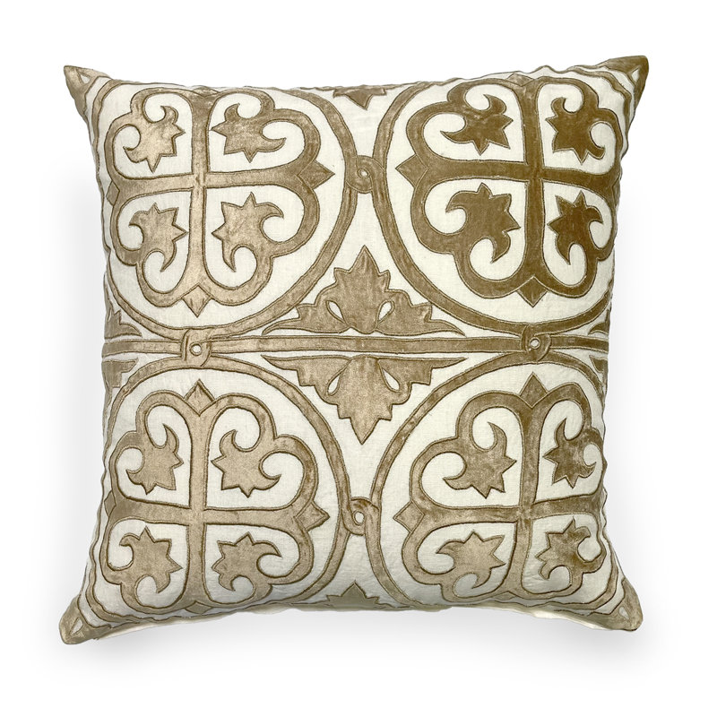 Coussin décoratif en velours Venice