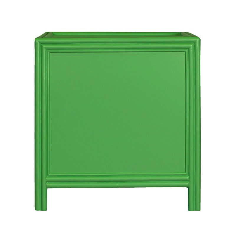 Clara Collection 1 - Drawer Nightstand, Bright Green
