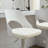 High Padded Swivel Adjustable Barstools(Set of 2)-395851044