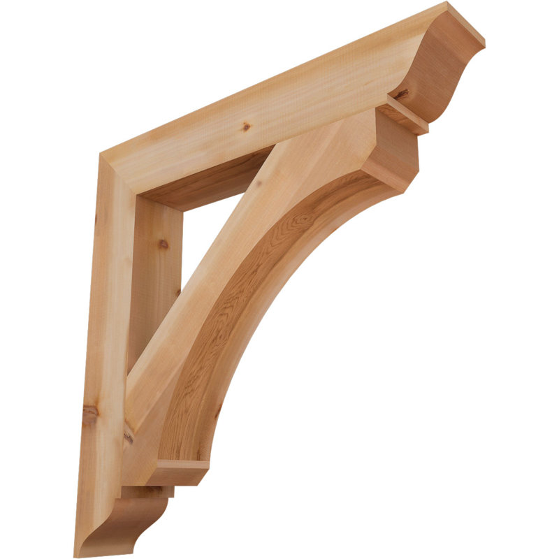 Support lisse Legacy, Cèdre rouge, H 38 po x l 5,5 po x P 38 po