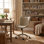 Fauteuil de bureau pivotant en similicuir avec roulettes Brionni