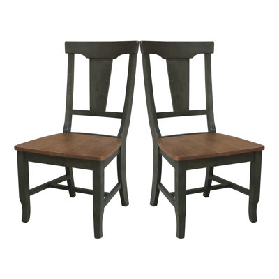 Decosmo 18'' H Solid Wood Side Chair