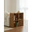 35.4" W Vintage 4-Cubby Open Storage Cabinet