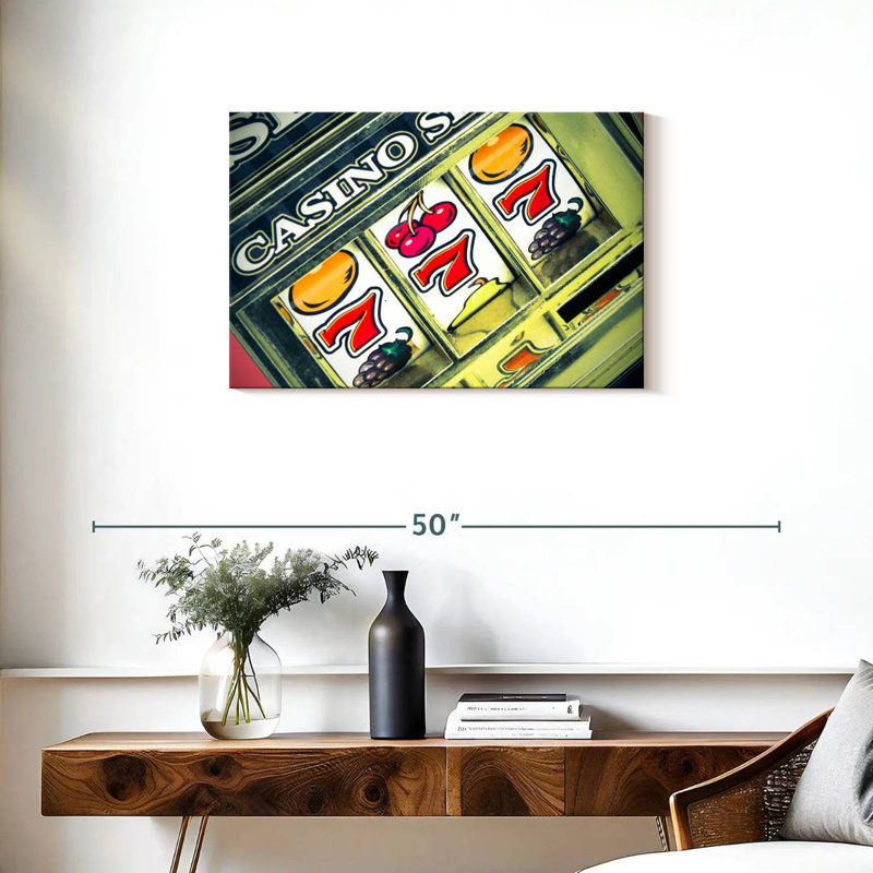 Senne Slot Machine Display, 20" H x 30" W