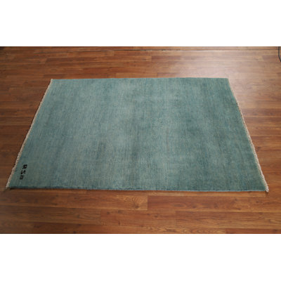 Modern Blue Gabbeh Oriental Rug 3x5