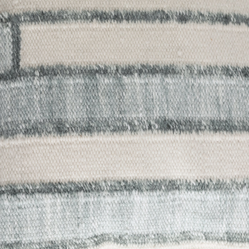 Ashma Handwoven PET Yarn Pillow, Seafoam Green