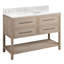 Ensemble de meuble-lavabo simple 48 po avec lavabo encastrable ovale Robertson-45279204-75247210-75247209