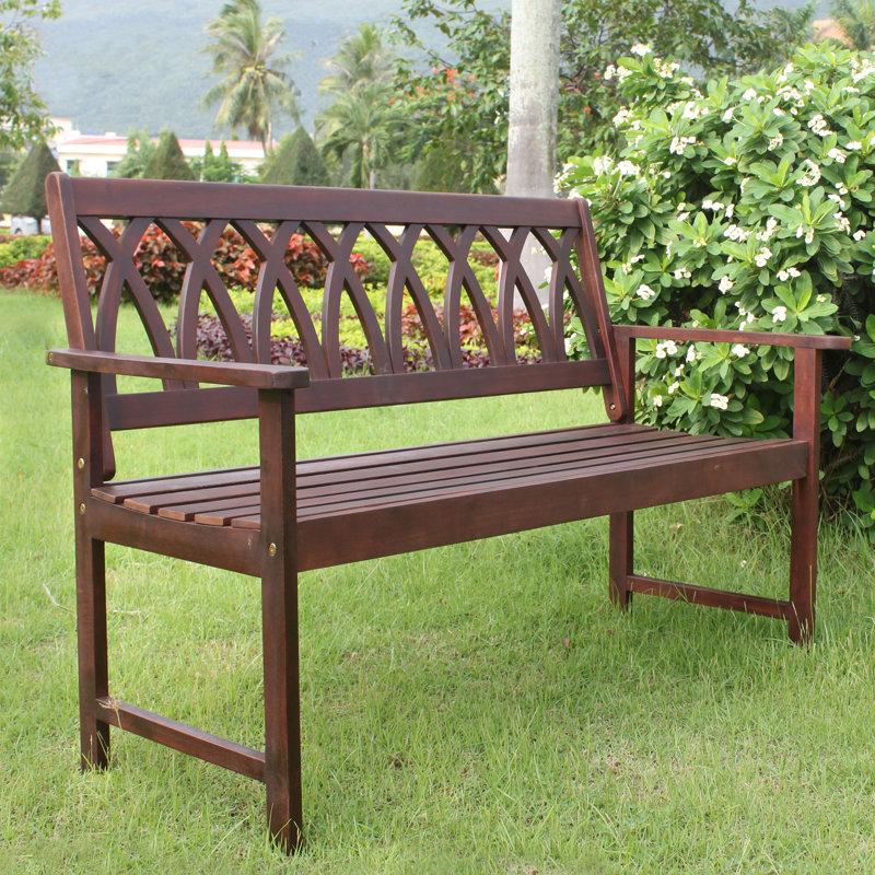 Creekmore Solid Wood Outdoor Bench