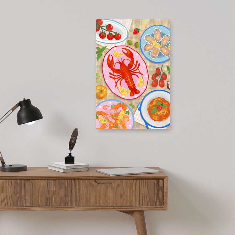 Impression d'art mural italien italien, 18" H x 12" W