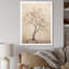 Arbre africain africain, minimalisme II - art mural africain sur toile-97171368-97171380
