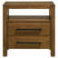 Table de chevet 2 tiroirs Viper
