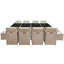 Henryson 12 - Person Wicker Patio Dining Set with Rectangular Table , Cushions Included-26708344