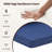 Outdoor 24 x 24 x 3.5 Inch High-Density Foam Cushion Set with Removable Cover and Ties-1656901798-1656901799