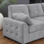 Canapé d'angle multi-fonctionnel en forme de L avec rangement et lit convertible-156239347