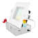 Ensemble de luminaires encastrés 3 pouces ultra-minces réglables CCT