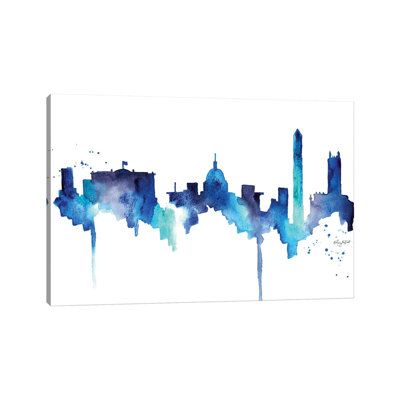 DC Skyline by Kelsey McNatt - Wrapped Canvas Painting