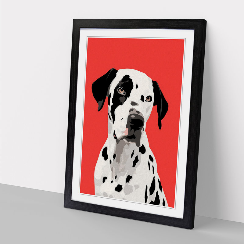 Single Picture Frame Print on Wood, Black Framed, 64cm H x 46cm W