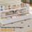 Twin Size Bed Frame With 2 Storage Drawers And Bookshelves,House Bed with Roof & Curtain & Window,Toddler Bed,Space Saving No Box Spring Needed, Easy Assembly-144803453
