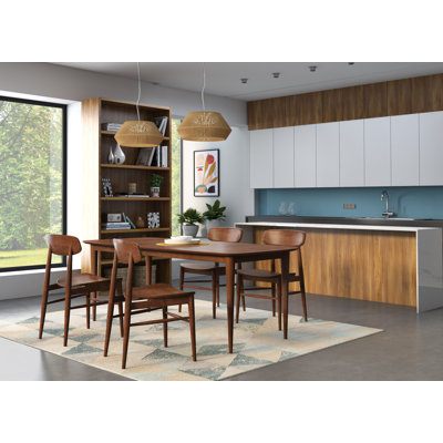 Couey Maple Solid Wood Dining Table