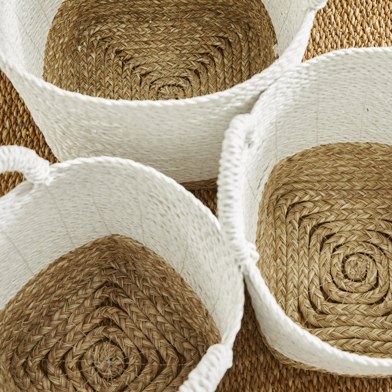 MADURA MARKET BASKETS ST3, White