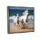 «Ba-554-Floater Trots Horses On Beach», reproduction encadrée sur toile par Ray Powers