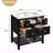 Free Standing Single Vanity Set with 5 Drawers-1018758526