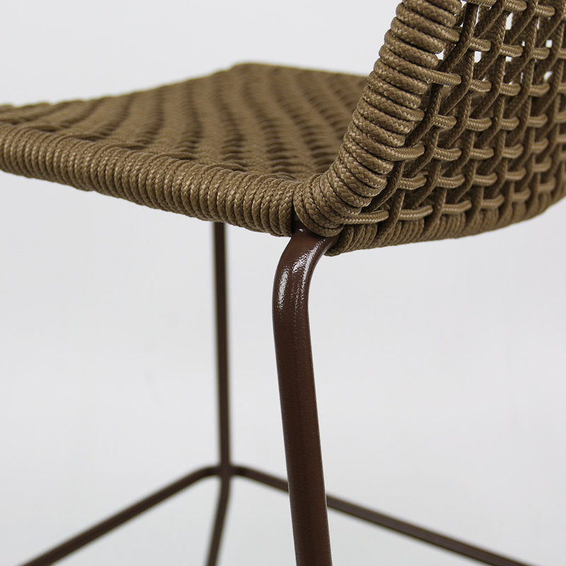 Knot Bar Stool, Oxide /Latte 