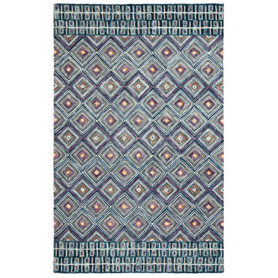 Deyoung Hand Tufted Wool Geometric Rug