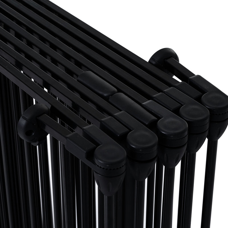Barrière de jeu en métal 8 panneaux - clôture de maison réglable 200 po, H 28,55 po x l 204,44 po x P 29,57 po