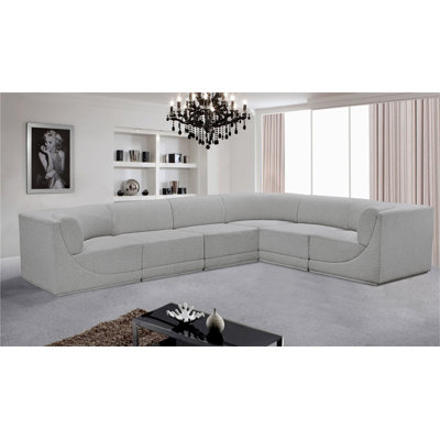 Canapé modulaire rembourré 6 pièces Ollie