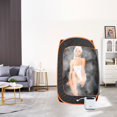 Stellweilan Tessberg Traditional Steam Sauna with Remote Control
