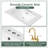 24" Freestanding Single Vanity With Ceramic Sink-735609285