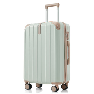 Ensemble de valises de voyage en ABS de qualité supérieure, ensemble de valises à verrou TSA 3 pièces avec des tailles de 20, 24 et 28 pouces avec des roues pivotantes à 360 °