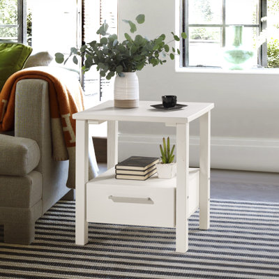 Table de chevet en bois massif Esser