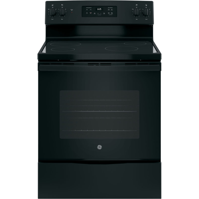 30" 5.3 cu. ft. Freestanding Electric Range, Black