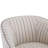 Upholstered Stripe Barrel Chair