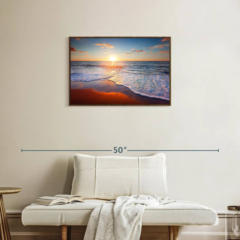 Siesta Maulik, Cadre flottant noyer, 31 po x 21 po