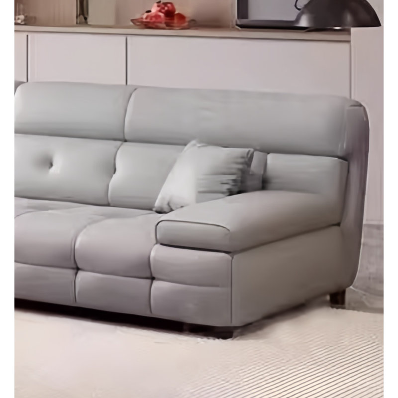 Comfortable Minimalist Sofa, 33.46" H x 145.66" W x 39.37" D, 4