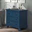 Table de chevet 27,6 po avec placage en bois de pin-1421065327