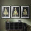 Christmas Holiday Art CXIX - Impression encadrée sur mesure de qualité supérieure - 3 pièces-2118936980-2118936981