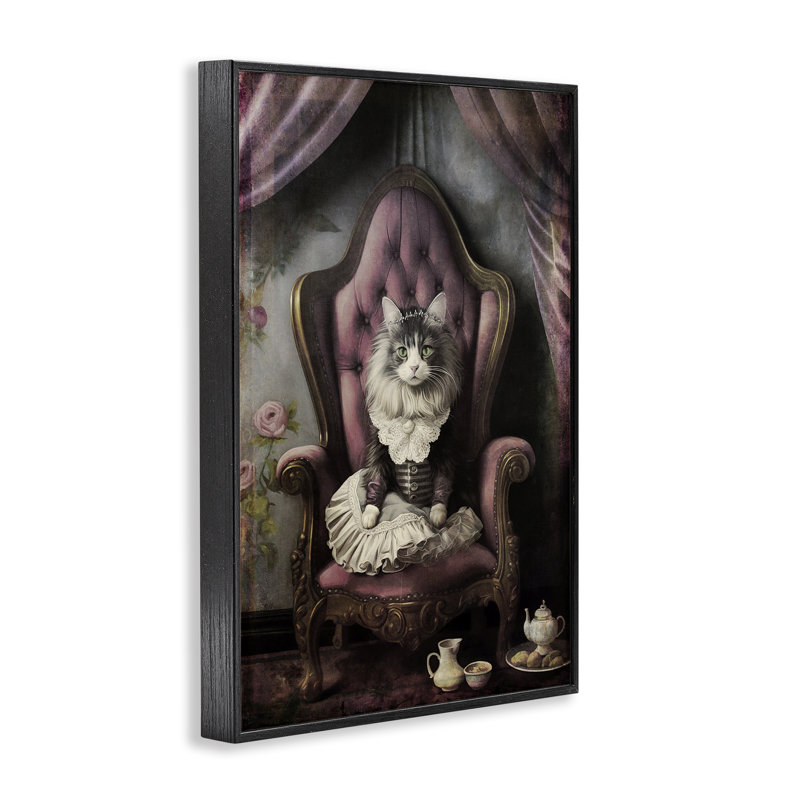 Art de giclée royale par Sasha, H 18 po x l 12 po, Noir