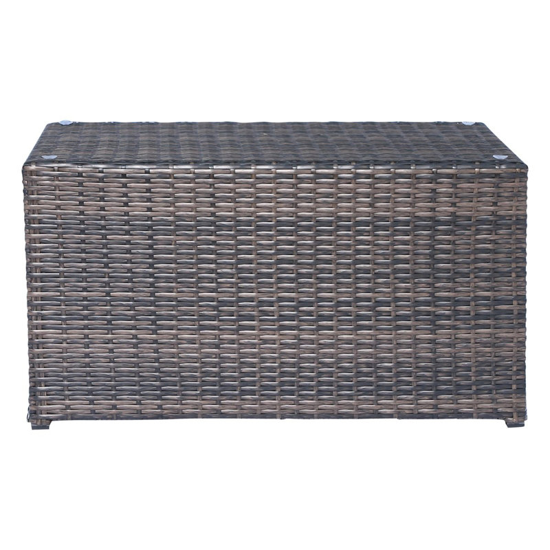 Brown Coffee Table With Glass Surface And / Base, 18'' Height X 33'' Length 22'' Width, For Different Residential Non-Residential Environments Top 33''L X 22''W 18''H, Suited