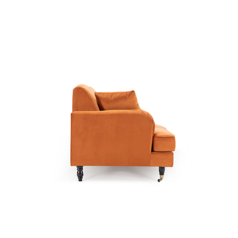 Penermon Roll Arms Sofa, Orange, 2