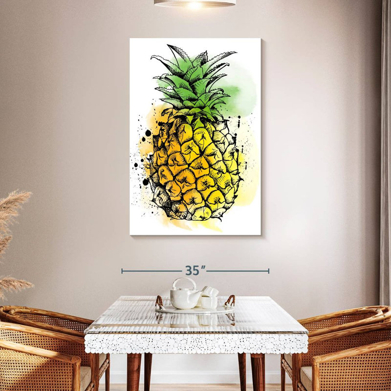 Yarlin Tropical Pineapple, 48" H x 32" W