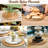 Round Woven Placemats Set Of 10 - Boho Farmhouse Rattan Wicker Table Mats, Natural Jute Braided Chargers For Dining Table Decor, Rustic Place Mats For Dinner Plates