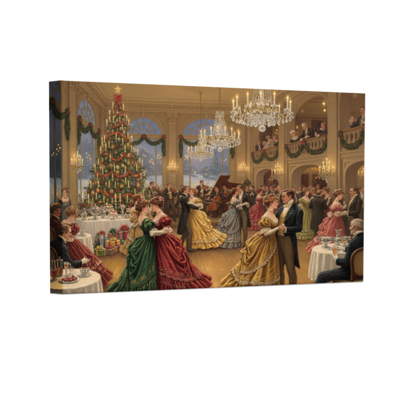Ensemble de 3 reproductions d'art sur toile, H 12 po x l 18 po