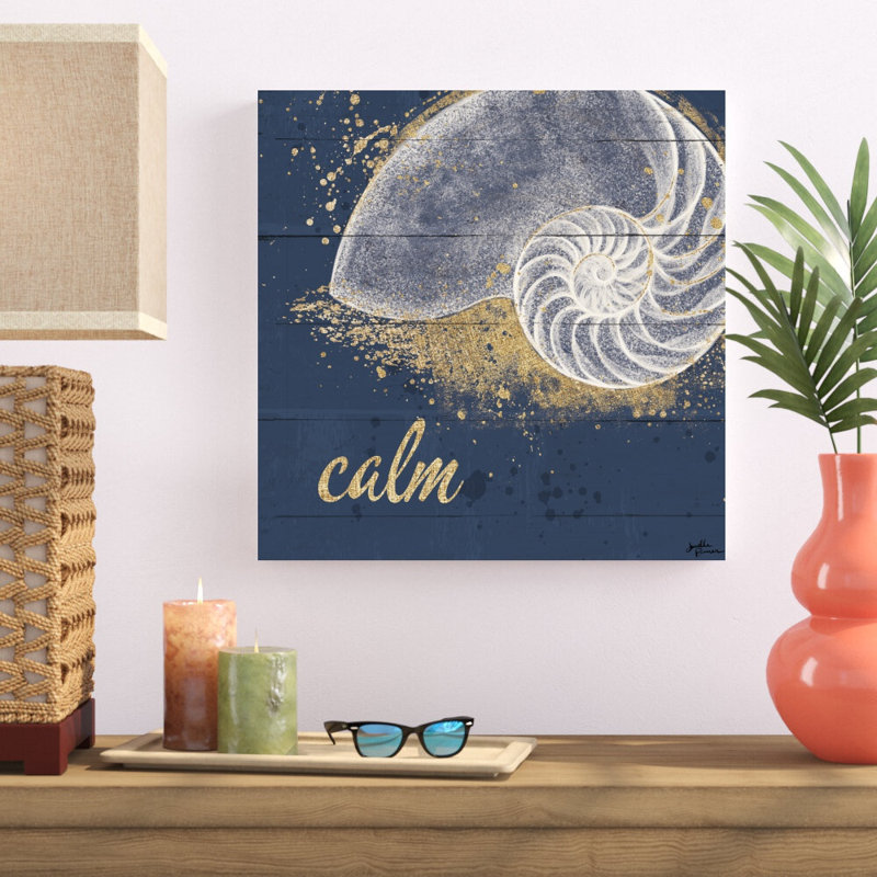 «Calm Seas IX» par Janelle Penner, impression sur toile tendue, H 20 po x l 20 po